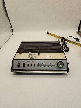 8850 Craftsman Rare Working Record-o-matic Am/fm Radio Cassette Recorder Tape Player