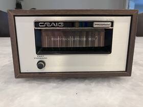 3221 Craig 8-track Stereo Model Tested Working Powers On Plays