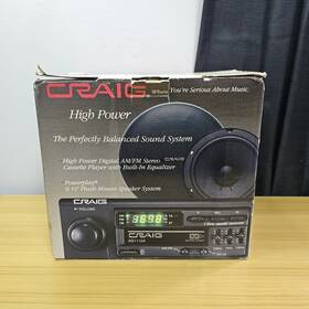 Ag1110k Craig Stereo Cassette Player Am Fm Radio 2 Sg310 Powerplay Speakers 6.5 Inch