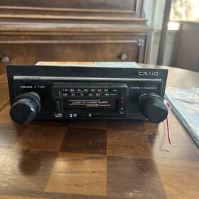Craig Crc1000 Vintage Model Crc 1000 Am/fm Cassette Car Stereo Korea