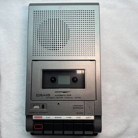 J107a Craig Cassette Recorder Vintage Model No. J107a. Tested - Mint