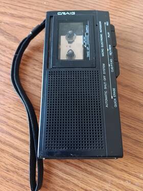 J552 Craig Micro Cassette Recorder Model Dictatphone
