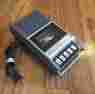 Crc97 Emerson Vintage Portable Tape Cassette Recorder W Power Cord Works
