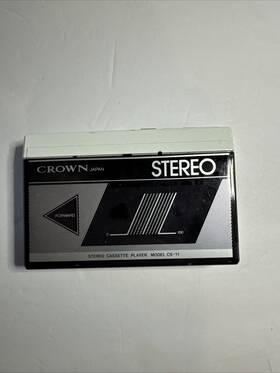 Cs-11 Crown Vintage Stereo Walkman Cassette Player Model