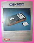 Cs-35d Akai Cassette Stero Tape