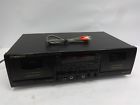 Ct-w704rs Pioneer Vintage Black Stereo Double Dual Cassette Deck