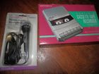 Ctr-107 Optimus Portable Cassette Tape Recorder In Box Microphone