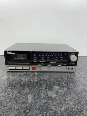Kw-480 Curtis Mathes Vintage Stereo Receiver Cassette Deck Partially Works Read
