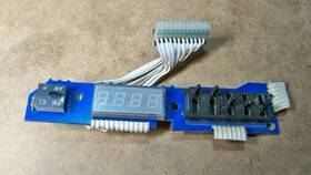 Delco Gm D3f246 Led Type Display And 5 Band Eq Control Bord Assembly - 1990