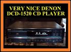 Dcd-1520 Denon Vintage High End