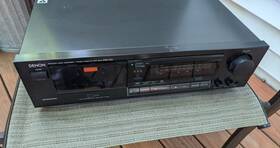 Drm-500 Denon Stereo Cassette Tape Deck Dolby - Tested And Working Nice Shape