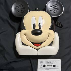 Mk-448-a-a Disney Mickey Mouse Cassette Player Talking Head