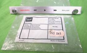 263-046 Dual C 830 Cassette Deck Head Cover Plate Pt# # New Never Used