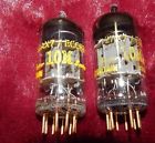 Ecc803s Telefunken Matched Pair Of Gold Pin Audio Tube Tested Storng