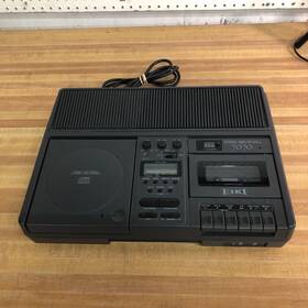 20250702 Eike C.2 E Al.01 Eiki 7070a Stereo Compact Disc Player Cassette Tape Recorder Tested Works