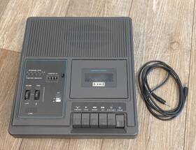 Eiki 3186 Portable Cassette Tape Recorder - Tested Working Includes 2.5mm Cable