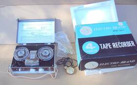 Ra-11 Electro Brand Vintage Portable Reel-to-reel Tape Recorder Tested And Working