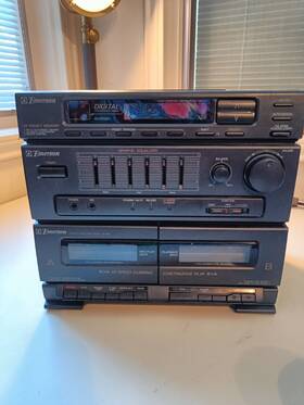 As2665 Emerson Vintage Cassette Stereo Tested And Works