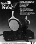 Et-1000 Beyer Dynamic Rare Vintage Electrostat