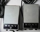 F-87 Sony Microphones Cardioid Dynamic Vintage Microphone Pair