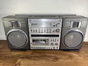 Fisher 492k Vintage Boombox Ph Stereo Radio Cassette Recorder Am Fm Speaker Read