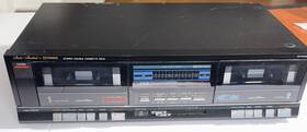Cr-w48h Fisher Cr-48h Vintage Stereo Double Cassette Tape Deck Tested Working