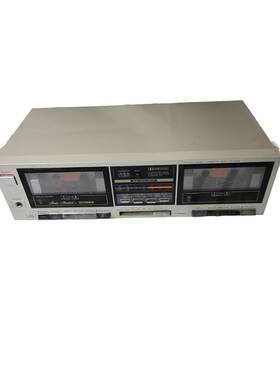 Cr-w30 Fisher Vintage Double Cassette Deck Turns On Ideal For Repair Or Parts