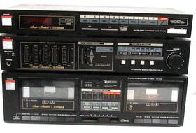 Cr-w34 Fisher Stereo System Amplifier Ca-39/cassette Deck Cr-w34/ Tuner Fm-39