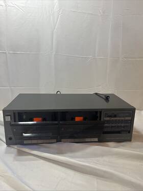 Fisher Cr-w39 Tested Cr-w39vintage Stereo Double Cassette Deck Excellent Condition