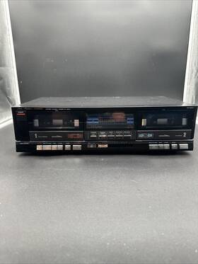 Cr-w47h Fisher Stereo Double Cassette Tape Deck Studio Standard