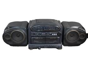 Ph-07700 Fisher Radio And Cassette Deck With Cd Player Detachable Speaker Model