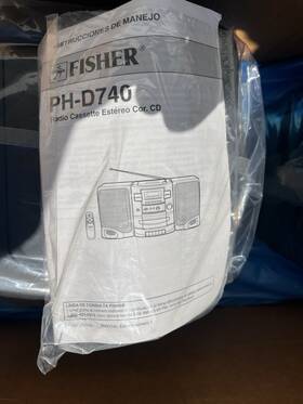 Ph-d740 Fisher Stereo Cd/cassette Player