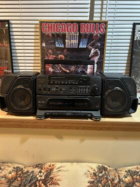 Ph-w3000 Fisher Awesome Working Vintage Stereo Tape Deck Clean With Speakers