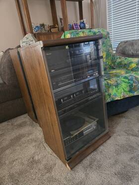 Rv-4050r Fisher Pre-loved Sherwood Amplifier/fisher Disc 2 Cassette Player Equalizer And Speaker