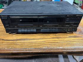 Gtd-853b Garrard Vintage Stereo Double Cassette Deck Player