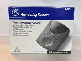 Ge 2-9801 Vintage Single Cassette Answerer Model New/open Box