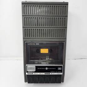 3-5103b Ge Vintage General Electric Portable Cassette 3 Way Recorder No Batteries