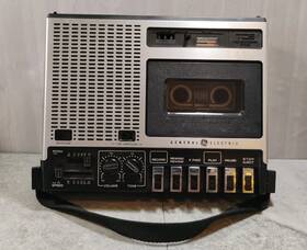 3-5195a Ge 3-5195 General Electric Cassette Recorder Vintage Works
