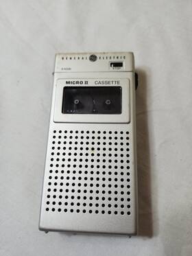 Ge 3-53304 Micro Ii Cassette Recorder Model