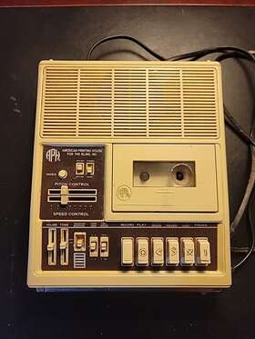 5198ae Ge American Printing House Variable Speed Cassette Deck Tape Recorder