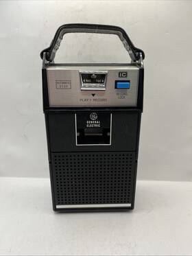 Ge 8430b Solid State Cassette Tape Recorder Player Model Tested Working