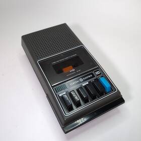 M8344a Ge Vintage General Electric Cassette Tape Recorder Player Model No Cord
