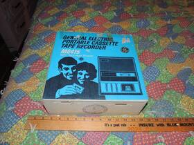 M8415a Ge General Electric Portable Cassette Tape Recorder- New In Box - Japan