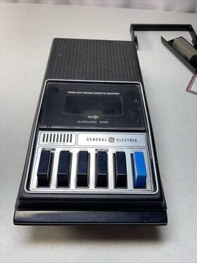 M8445a Ge Vintage General Electric Portable Cassette Recorder Parts Or Repair
