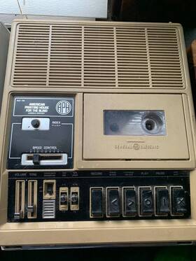 No.3-5194a Ge American Printing House For The Blind Cassette Player Model