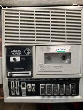 No.3-5196a Ge American Printing House For The Blind Cassette Player Model