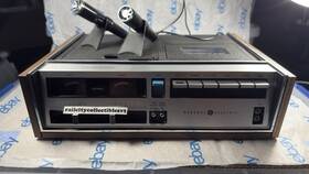 Ta700 Ge Vintage Model Stereo Cassette Recorder With Microphones Rare Find