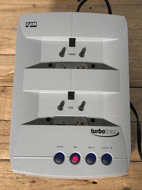 Gem Lc50203 Vintage Cassette Tape Turbo Trax Duplicated Copier Used