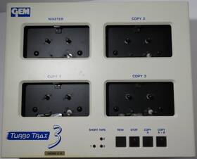Lc60133 Gem Vintage Turbo Trax 3 Cassette Duplicator Copier For Parts Or Repair