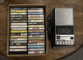 General Electric 3-5150g Cassette Deck With Tapes Ff Button Needs Fixed